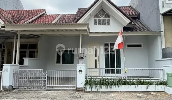 Cheap 1 Story Minimalist Semi Furnished Ready to Live House Near Gwalk in International Village Citraland Utama West Surabaya