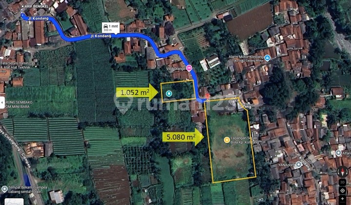 Land for sale on a street near Jl. Raya Cinangneng, Bogor, West Java. Land for sale on a street near Jl. Raya Cinangneng, Bogor, West Java.