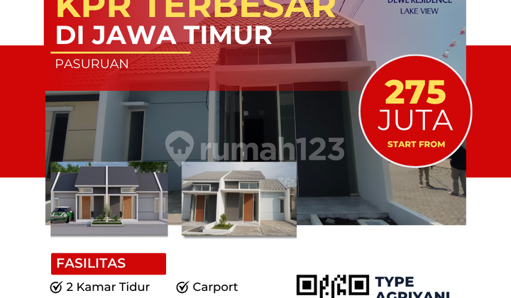 Dijual Rumah Type 36/66 Edelweiss Blok D1/25 – Lokasi Strategis & Dekat Tol 1