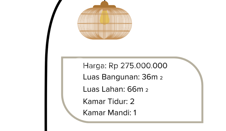 Dijual Rumah Type 36/66 Edelweiss Blok D1/25 – Lokasi Strategis & Dekat Tol 2