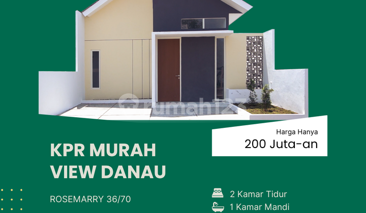 Rumah Minimalis Rosemarry 36/70 D10/12, View Danau 1