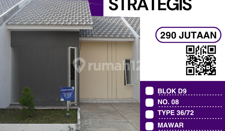 Mawar Type 36/72 – Blok D9 No.08: 3 Menit ke Tol Mawar Type 36/72 – Blok D9 No.08: 3 Menit ke Tol