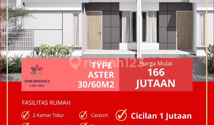 Amankan Hunian ASTER 36/60 – Blok D3 No.03. Cukup UTJ 500 Ribu