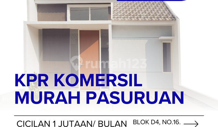 KPR Komersil Type Agriyani 36/60 BLOK D3/0 Rp 260 Juta – DP 0% 