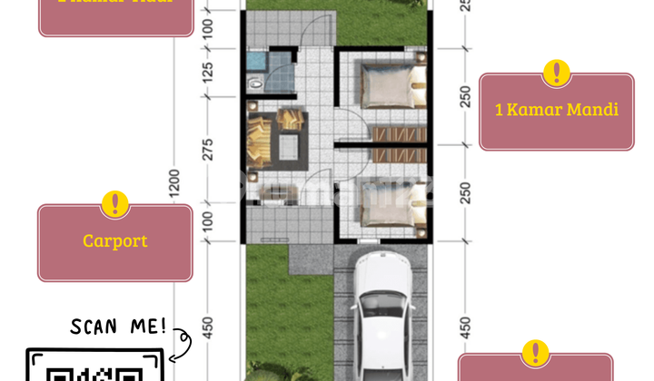 Modern Residence WAHID 30/60 Block A1 No.4 – Below Market Price