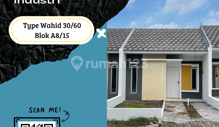 Rumah Tipe WAHID 30/60 Blok A8/15 – Kawasan Industri Bangil