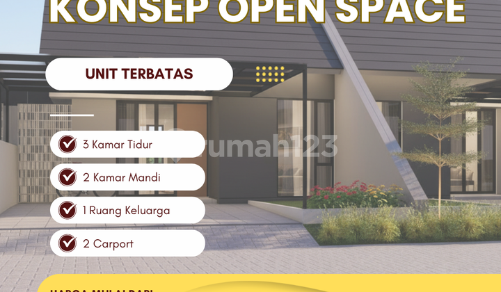 [Blok B1-08] Unit Hook/Spesial KASIH REGENCY Krian, Harga 800 Jutaan, Lingkungan Nyaman! 