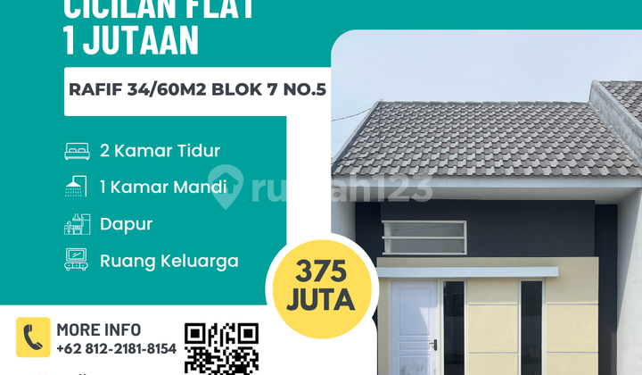RAFIF 34/60 Blok B7 No.5: Rumah Murah Diskon Hingga 70 Juta RAFIF 34/60 Blok B7 No.5: Rumah Murah Diskon Hingga 70 Juta