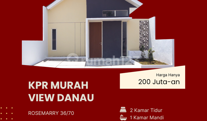 Rumah Rosemarry 36/70 – Blok D10/01, Cicilan Ringan, Dekat Tol