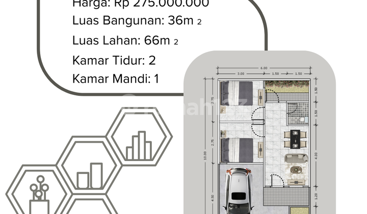 Agriyani Type 36/66 Residence – Block D2/20, Strategic Mortgage-Friendly House Agriyani Type 36/66 Residence – Block D2/20, Strategic Mortgage-Friendly House