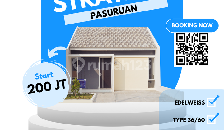 Hunian Edelweiss 36/60 – Blok D1/25, Tanpa DP  1