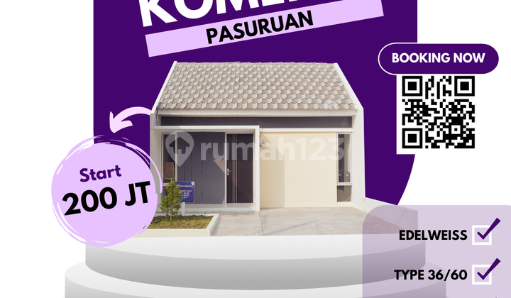 Dijual Rumah Edelweiss 36/60 – Blok D1/26, Hunian Keluarga Terjangkau DP 0 1