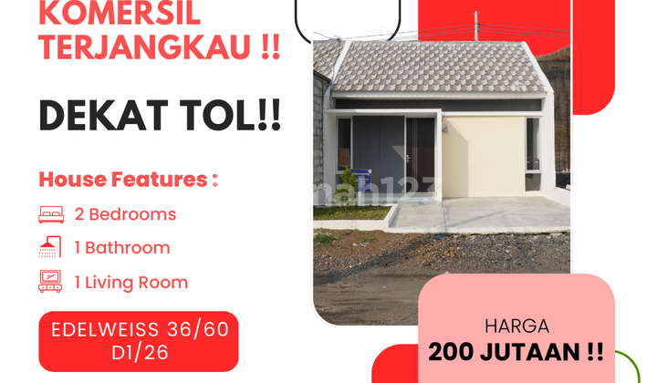 Edelweiss House 36/60 Block D1/26, 0% Down Payment Near Toll Gate