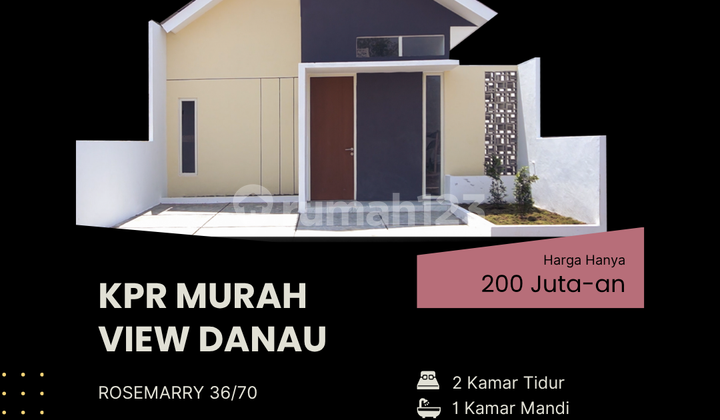 Rumah Tipe Rosemarry 36/70 D10/12, Hunian Murah Dekat Danau 1