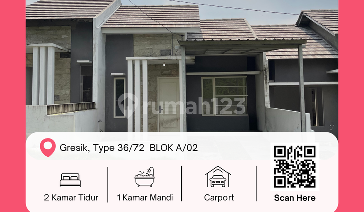 Near the Toll! House 36/72 Block A/02: Down Payment 500 Thousand