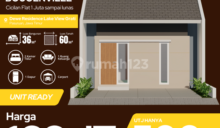 Limited Subsidiary Unit Bougenville Type Block A25 in bugulkidul Limited Subsidiary Unit Bougenville Type Block A25 in bugulkidul