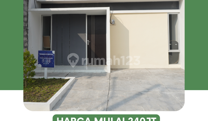  Rumah Type Edelweiss  36/60 Blok B No.10  1