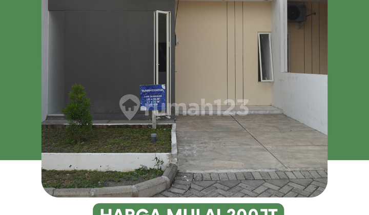 Rumah Dijual di Beji Pasuruan – Mulai 200 Juta-an Type Mawar 36/72 Blok F4 no 04  – Kawasan Cluster Terbesar di Pasuruan Timur