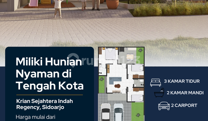 Dijual Rumah di Krian Sidoarjo Lokasi Strategis Dijual Rumah di Krian Sidoarjo Lokasi Strategis