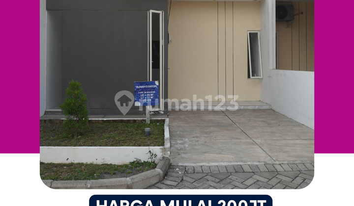 Dijual Hunian nyaman di Rejoso Pasuruan  Rumah Type Mawar 36/72 