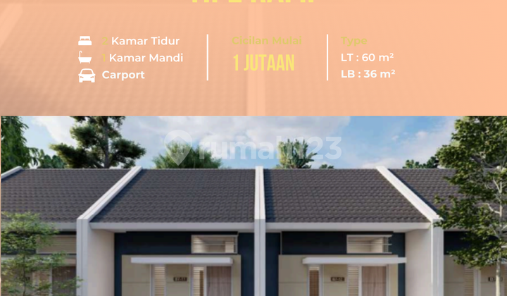 Affordable Home in Prigen Pasuruan – Dewe Village Type RAFIF 34/60, Near Market & State School, Growing Neighborhood & High Investment Potential Affordable Home in Prigen Pasuruan – Dewe Village Type RAFIF 34/60, Near Market & State School, Growing Neighborhood & High Investment Potential