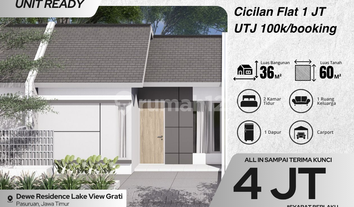 Bougenville Type House for Sale, Block A10, Bugulkidul, Pasuruan Bougenville Type House for Sale, Block A10, Bugulkidul, Pasuruan