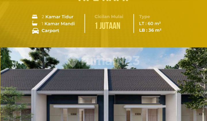 Rumah Pasuruan Tipe RAFIF 34/60, Cicilan Ringan Mulai 1 Jt an Rumah Pasuruan Tipe RAFIF 34/60, Cicilan Ringan Mulai 1 Jt an