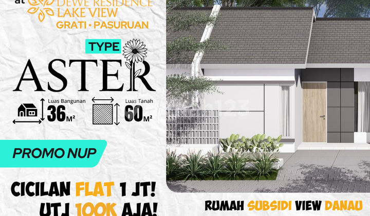 Rumah Modern Tipe Aster (Subsidi), di Tosari Pasuruan Rumah Modern Tipe Aster (Subsidi), di Tosari Pasuruan