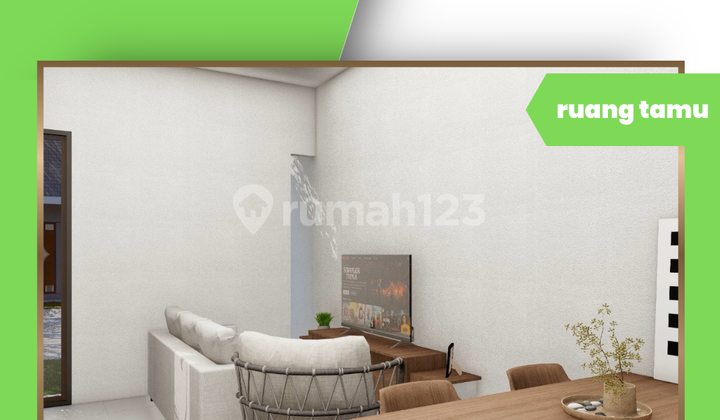 Rumah Minimalis Modern Tipe Mawar 36/72, Dekat Danau Grati 2