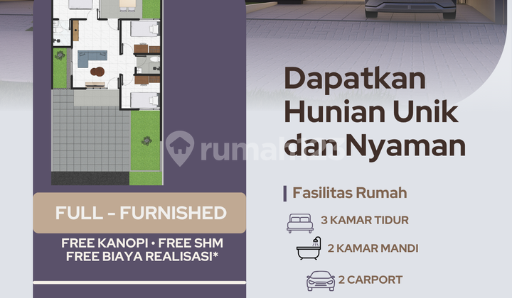 Kasih Regency B1-06 Unit Terbatas! Rumah Tipe 55/112 