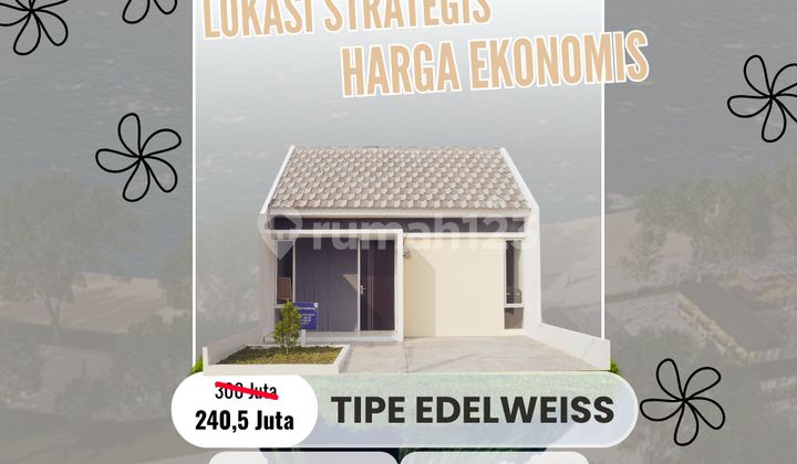 Rumah Type Edelweiss Blok B3 No. 06 Free DP 