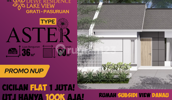 Hunian Type Aster, 3 Menit ke RSUD Grati 1