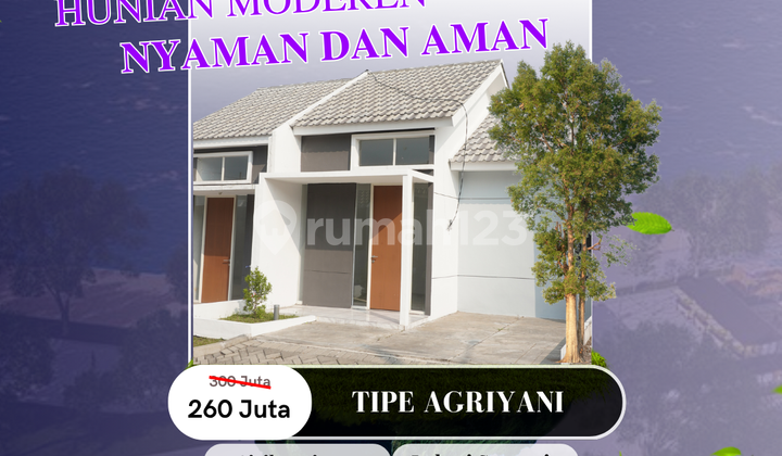 Rumah TypeAgriyani Blok C9 No.09 – Rumah Minimalis View Danau!