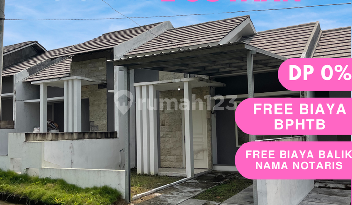 Type 36/72 Apple Blossom DP 0 Rupiah, Cicilan Ringan Mulai 1 Jutaan, Bonus Canopy, Dekat RSUD & Tol 1