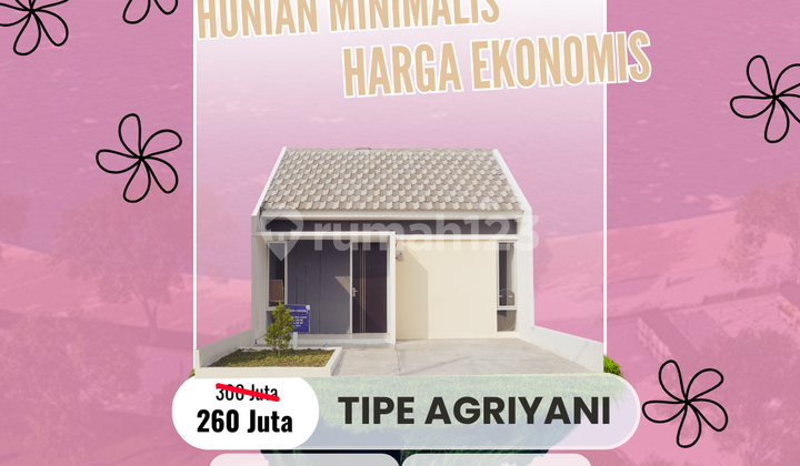 Rumah Type Agriyani D4 No. 16, 3 Menit dari Pasar Trewung