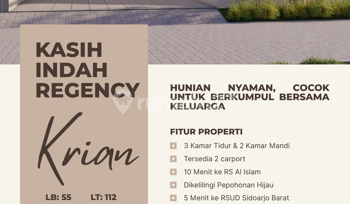 Hunian Strategis Blok B1 No. 02, Dekat Gerbang Tol Krian Hunian Strategis Blok B1 No. 02, Dekat Gerbang Tol Krian