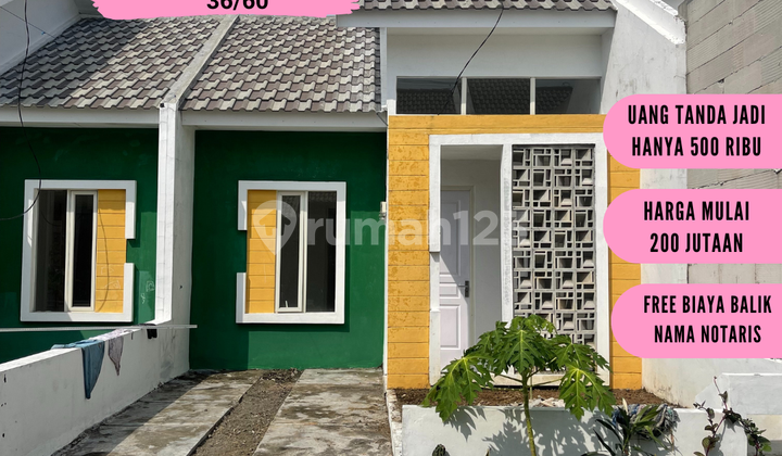 Premium minimalist house Type 36/60 Block B4 No. 29