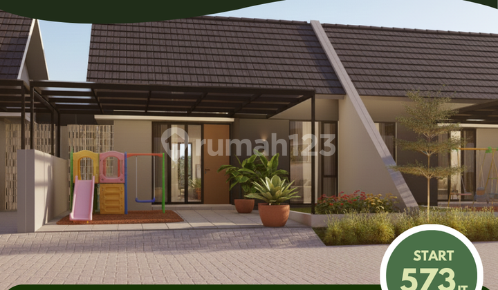 Urban View House with Modern Design in Krian Area Type 36/146