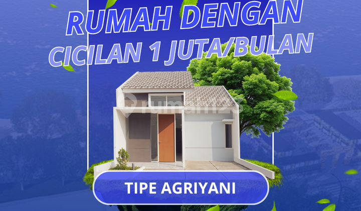 PROMO Rumah Tipe Agriyani Dp 0% Lokasi Super Strategis