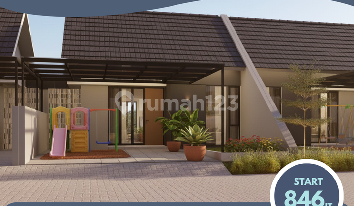 Rumah Modern Daerah Krian Tipe 55/183 Lokasi Strategis