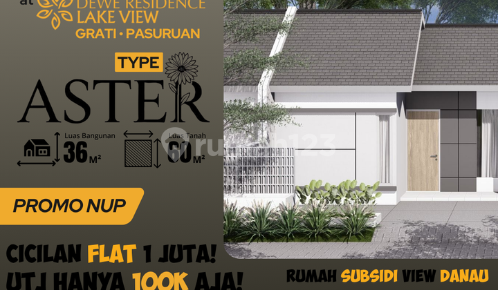 Promo Hunian Tipe Aster, Cicilan Rendah 