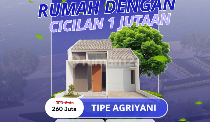 Tipe Agriyani C2 No.13 – Rumah Minimalis Modern View Danau! Tipe Agriyani C2 No.13 – Rumah Minimalis Modern View Danau!
