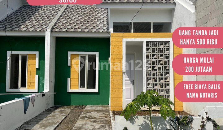 Rumah Type 36/60 Premium Blok B1 No. 9, UTJ Hanya 500 ribu