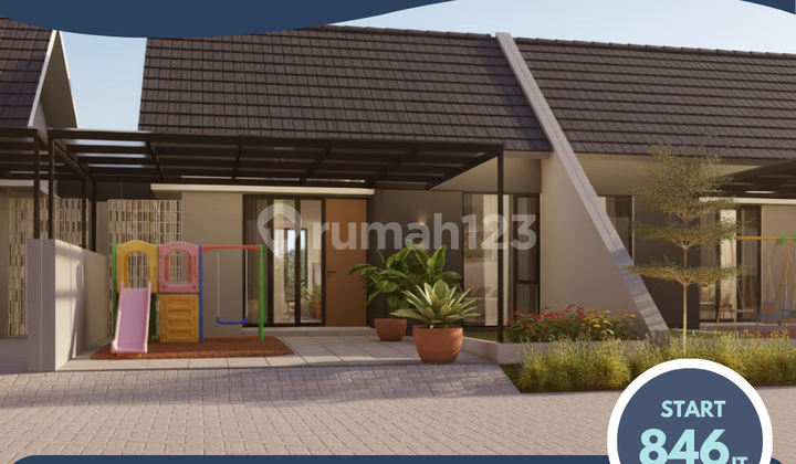 Rumah Modern Terkeren Tipe 55/183 Lokasi Strategis