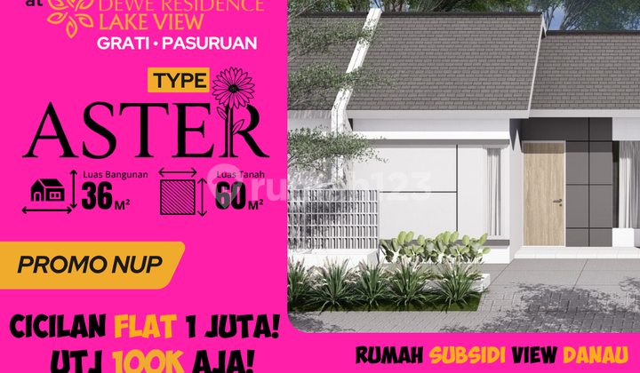 PROMO Rumah Murah Area Grati tipe Aster Lokasi Super Strategis
