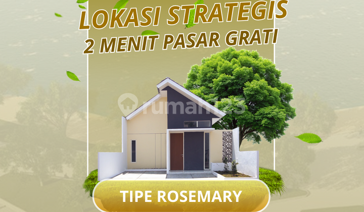 PROMO Rosemarry – Rumah Murah Minimalis Super strategis