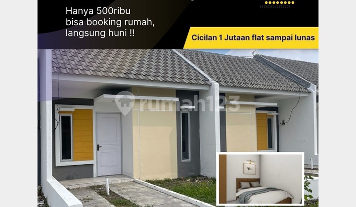 Rumah Minimalis Modern Type Wahid 30/60 Blok A5 Harga Terjangkau