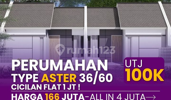 Rumah Type Aster 36/60 Blok C2 No.04 - UTJ 100Ribu
