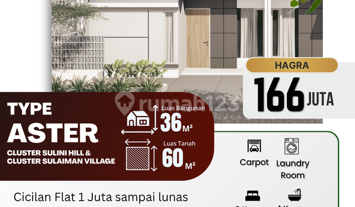 Rumah Modern Tropis Aster Grati, Ventilasi & Cahaya Baik Rumah Modern Tropis Aster Grati, Ventilasi & Cahaya Baik