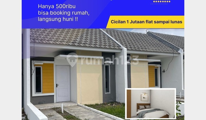 Rumah Minimalis Modern Type Wahid 30/60 Blok A6 – Hunian Asri 